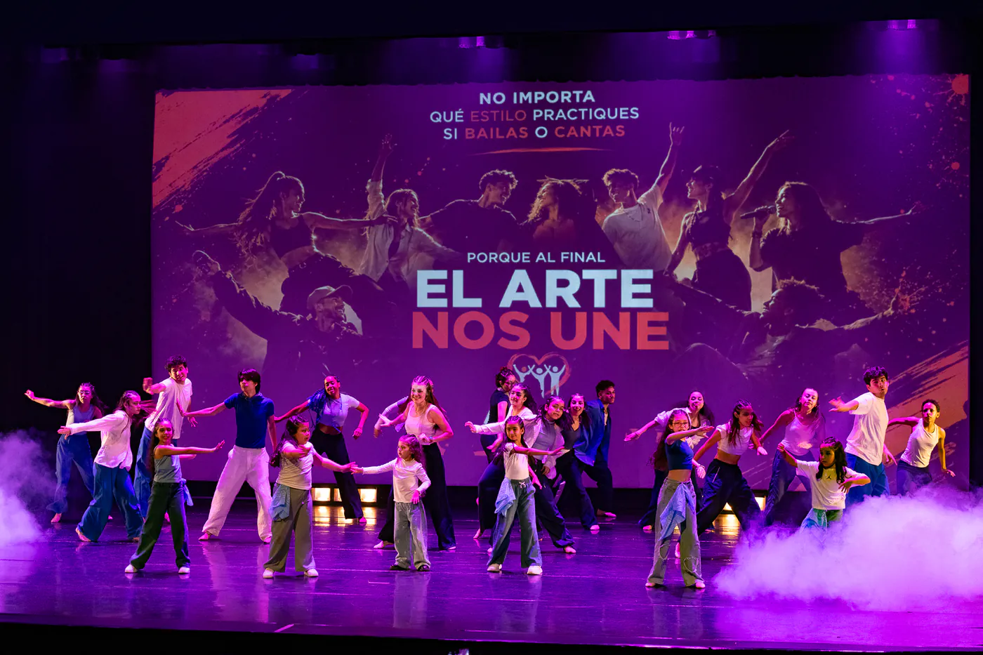 Gran final de Faith con el lema El arte nos une